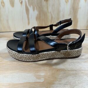 Naturalizer Peridot Espadrille Platform Sandals Women’s Size 7 Wide